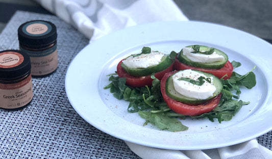 Summer Garden Salad with Greek Seasoning