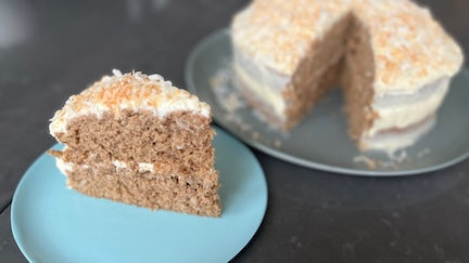 Walnut Coconut Spice Cake