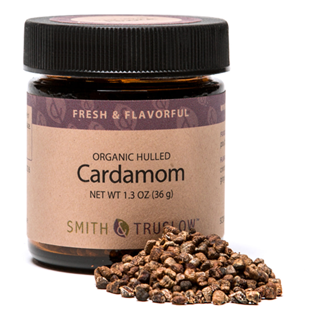 Organic Cardamom, Hulled