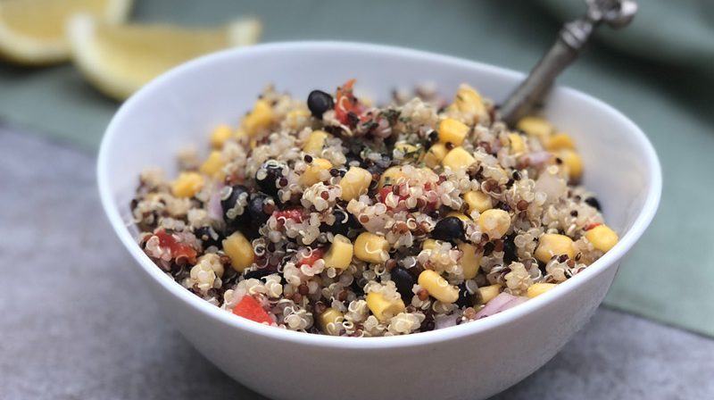 Quinoa Salad with Corn & Black Beans