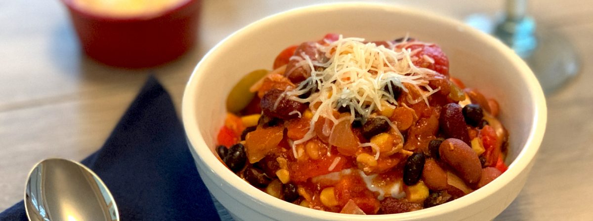 Penny Saver's Chicken Chili with Beans