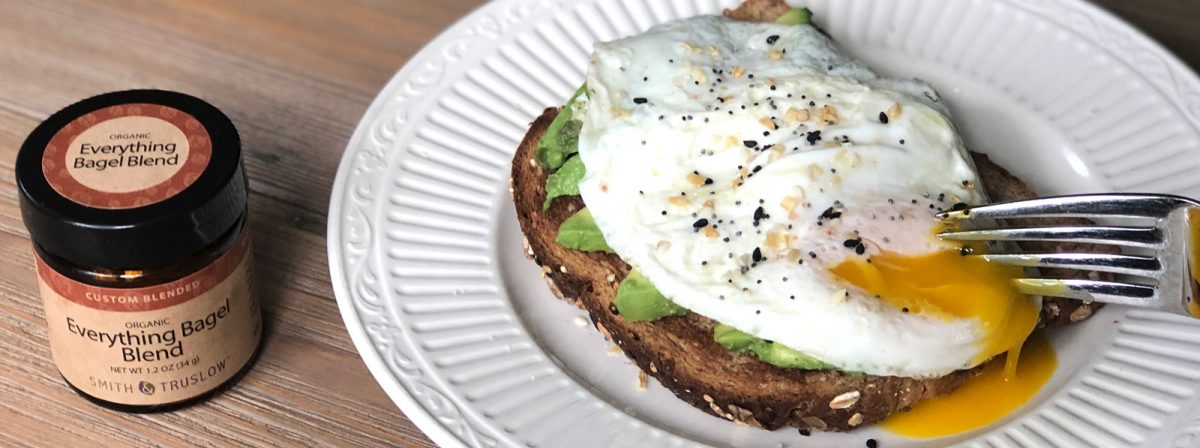 Avocado Toast with Egg and Everything Bagel Blend